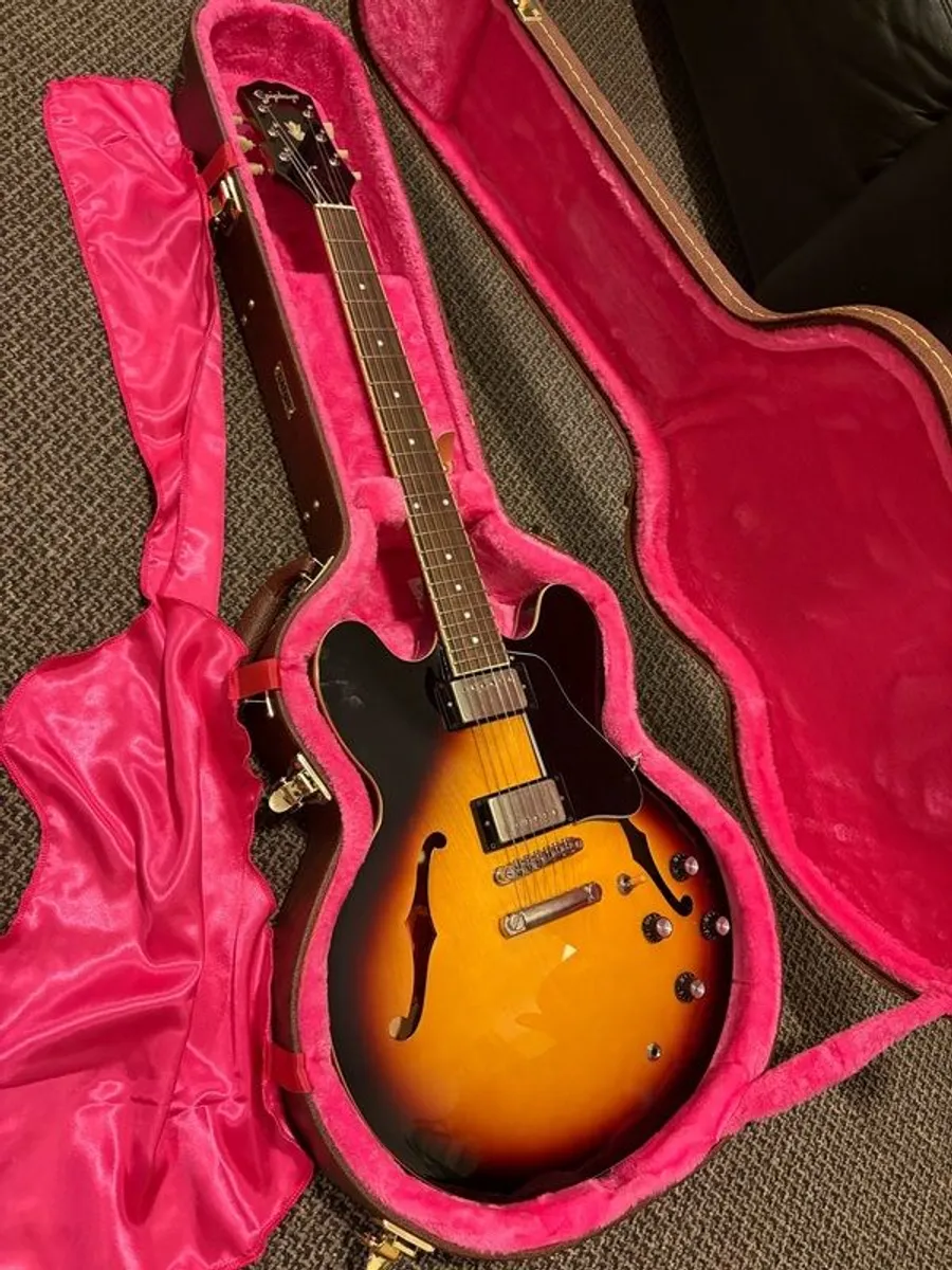 Epiphone ES335 - Gibson Pickups + Case - Image 1