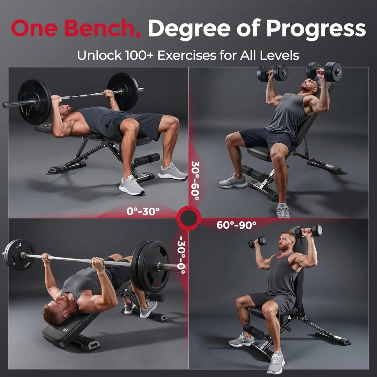 Adjustble Weight Bench 363KG Pro Workout for Home - Image 3