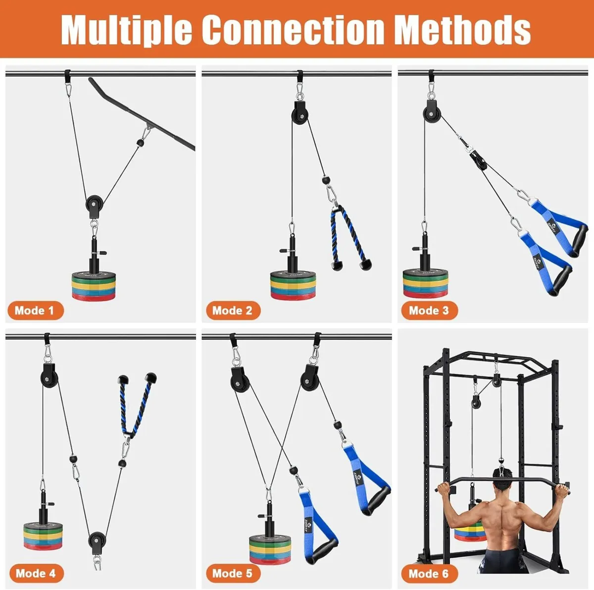 Weight Pulley System Gym Pro Home Cable for Lat - Image 3