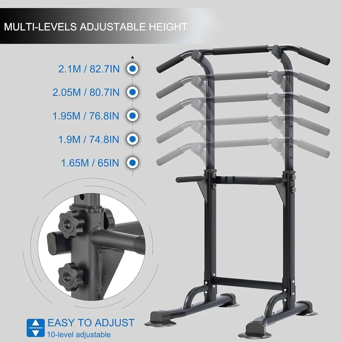 Power Tower Dip Station pull up bar freestanding - Image 1