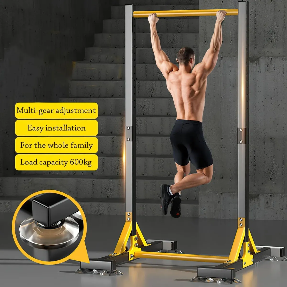 Pull Up Station - Bar Free Standing Gym Equipment - Image 3