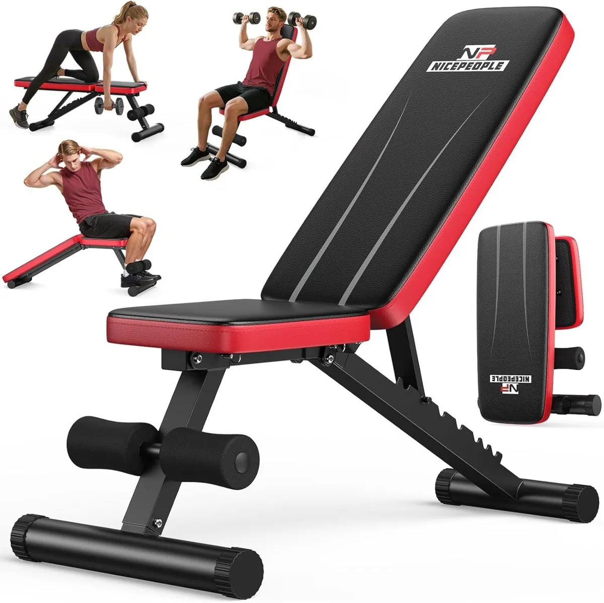 Basic Weight Bench for Home Gym 8 Backrests - Image 1