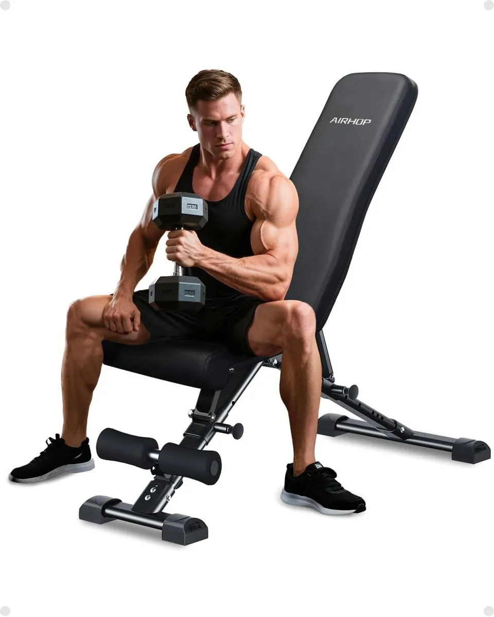 Upgraded Adjustable Weight Bench Press Full Body - Image 1