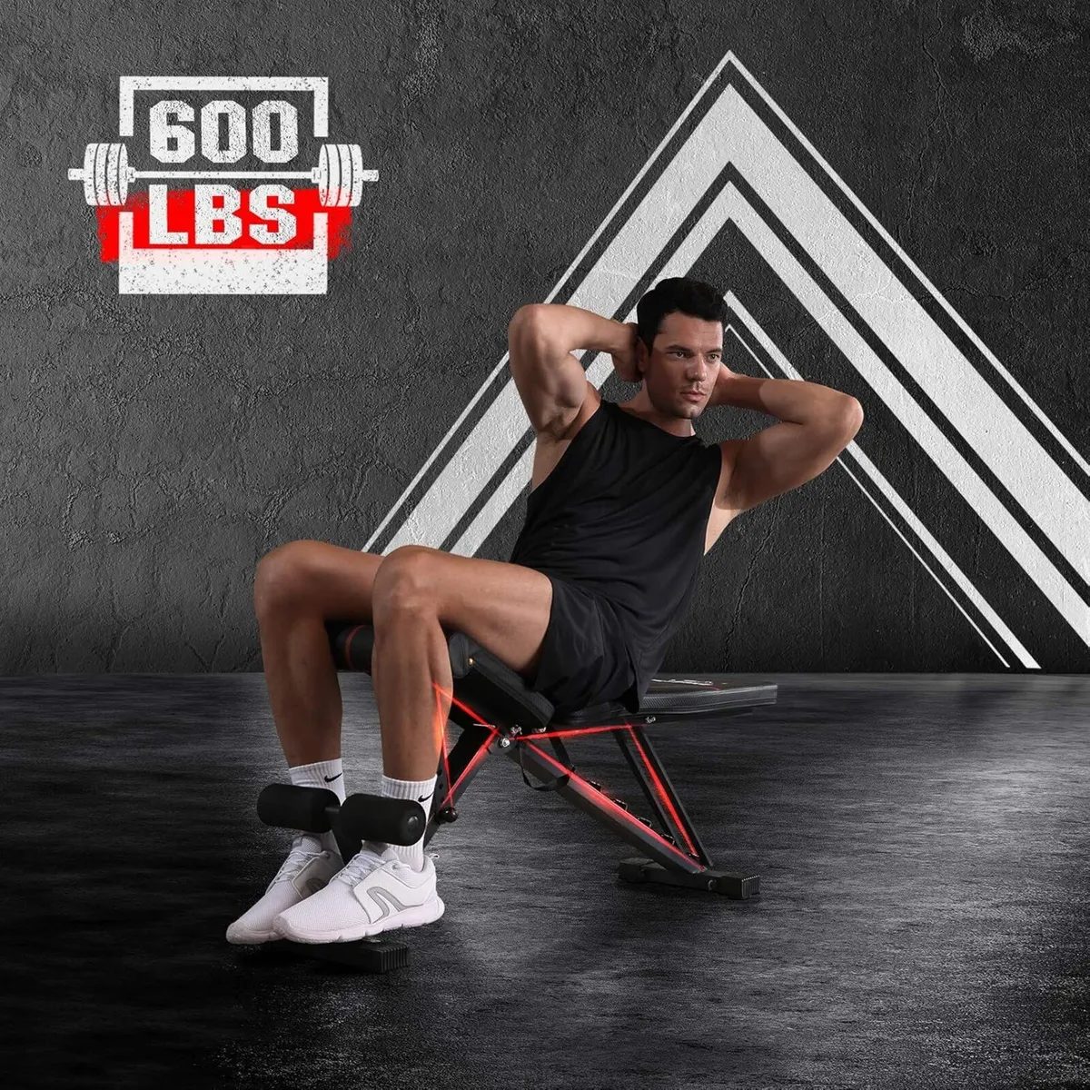 Adjustble Weight Bench 300KG Capacity Premium for - Image 3