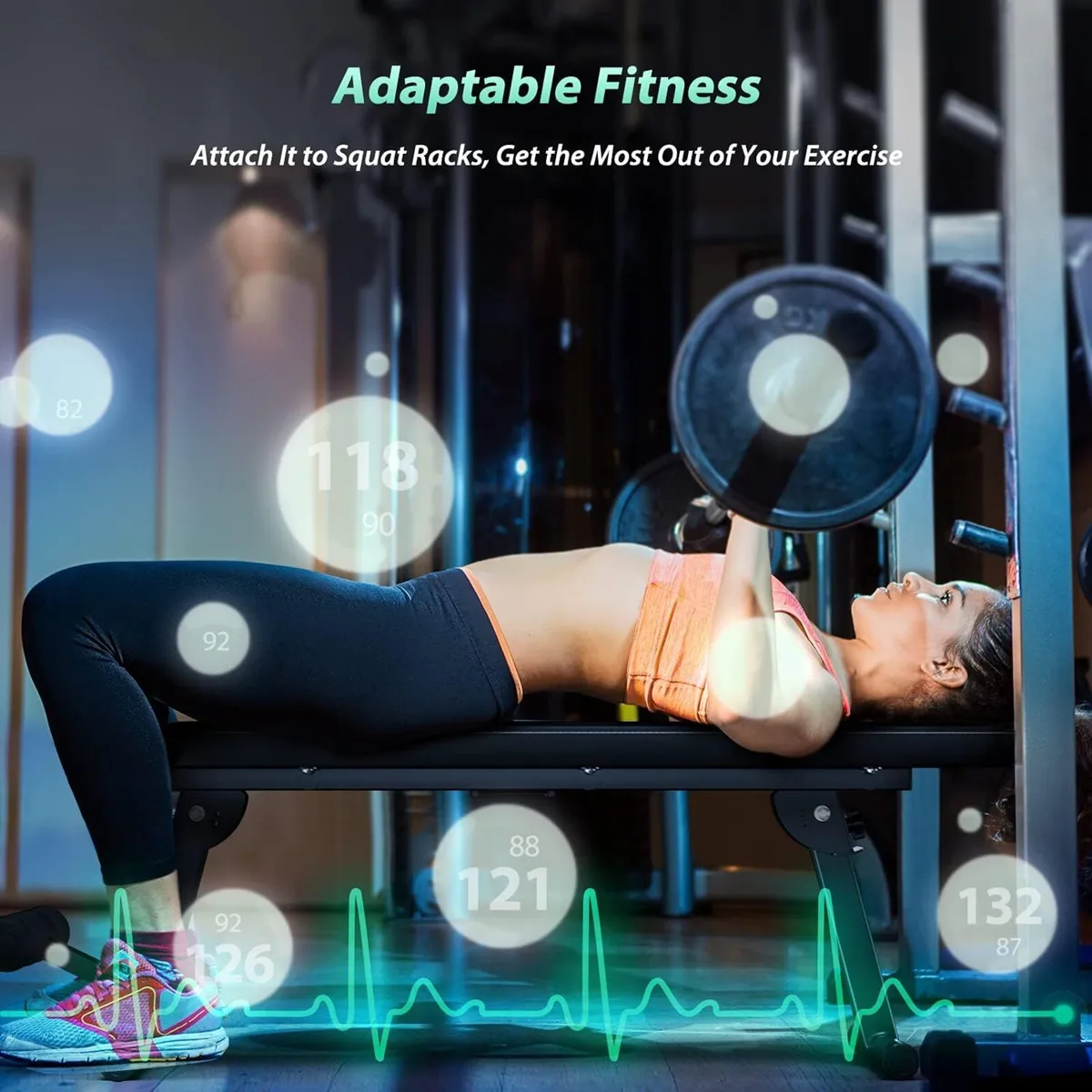 Adjustable Weight Bench Home Gym Lifting Sit Up - Image 3