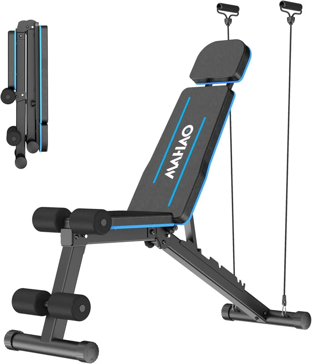 Weight Benches Adjustable Workout Bench Foldable - Image 1