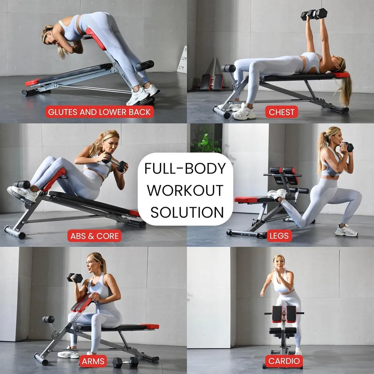 Finer Form Multi-Functional Gym Bench for Full - Image 2
