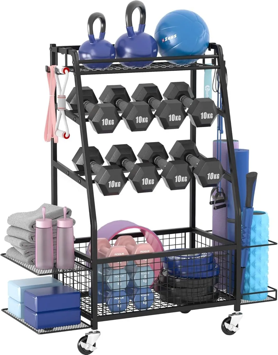 Weight Rack for Dumbbells - Widened Home Gym - Image 1
