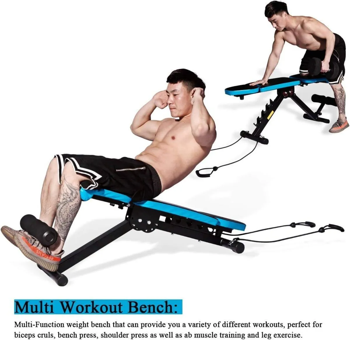 Adjustable Weight Bench Home Training Gym Lifting - Image 3
