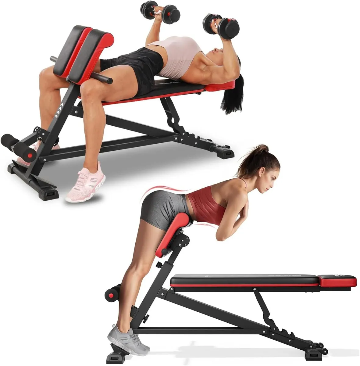 4 in 1 Workout Bench Roman Chair Weight and Sit - Image 1