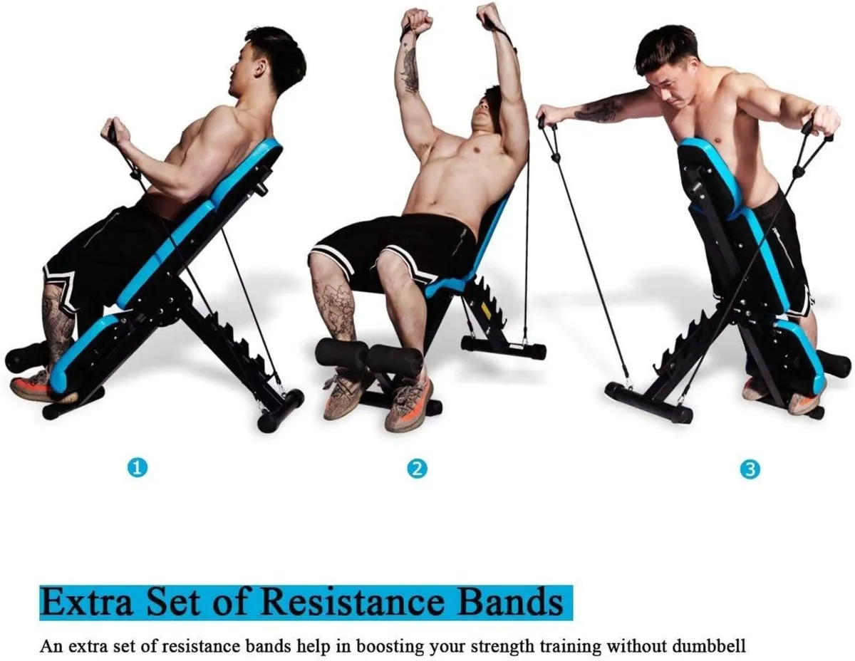 Adjustable Weight Bench Home Training Gym Lifting - Image 4