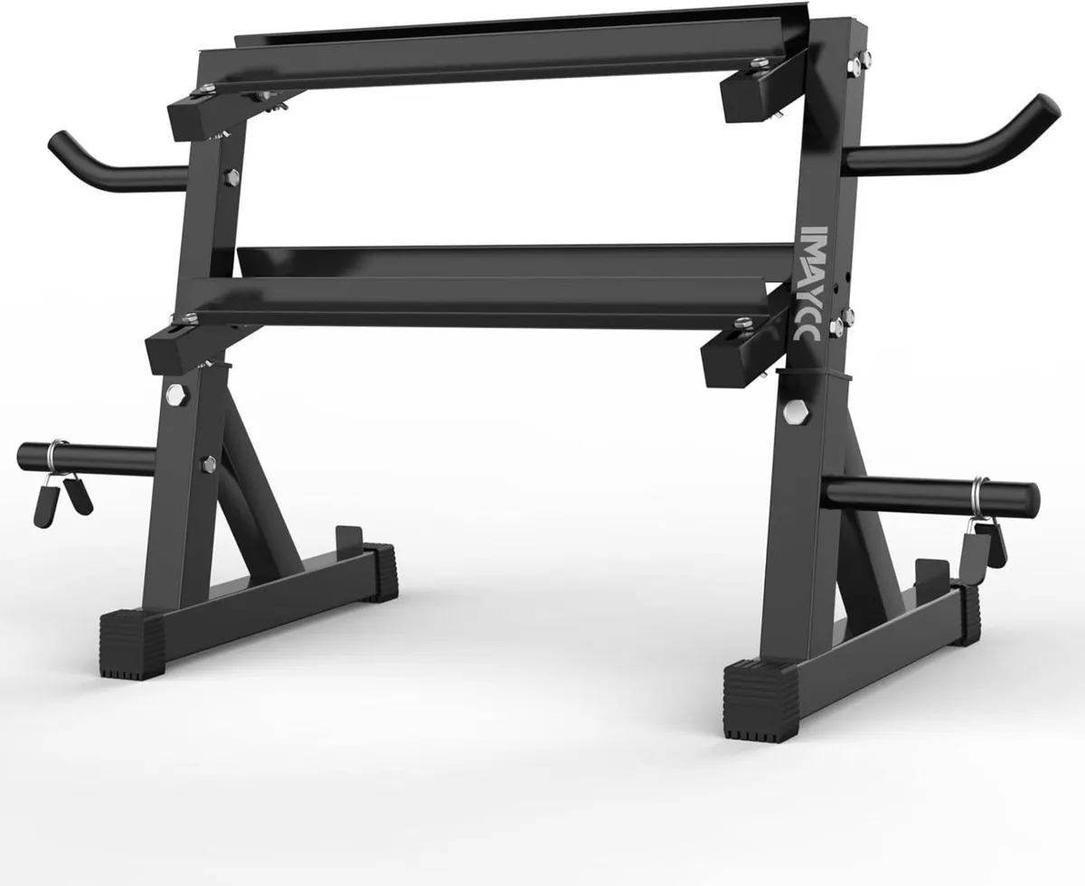 Adjustable Dumbbell Rack Storage 98x41x91/85x32x80 - Image 1