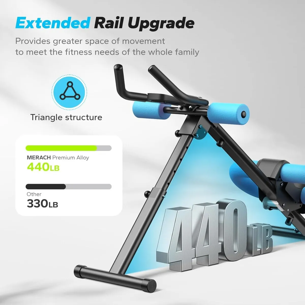 Ab Machine Abs Workout Equipment Adjustable - Image 4