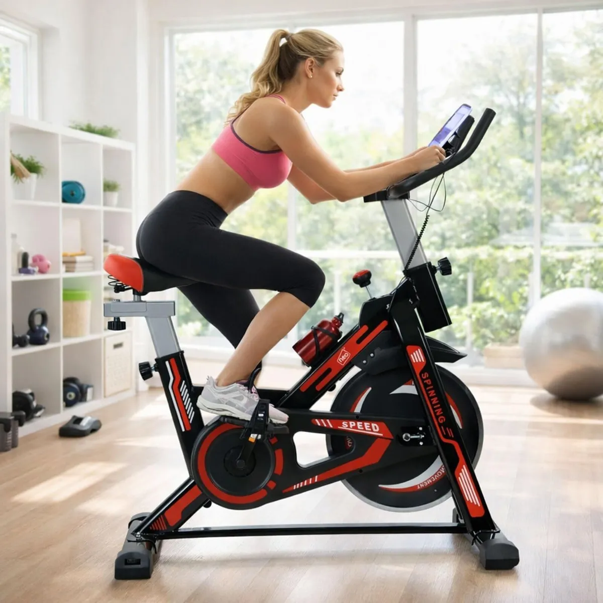 Magnetic Indoor Exercise Bike for Home Use - Image 2