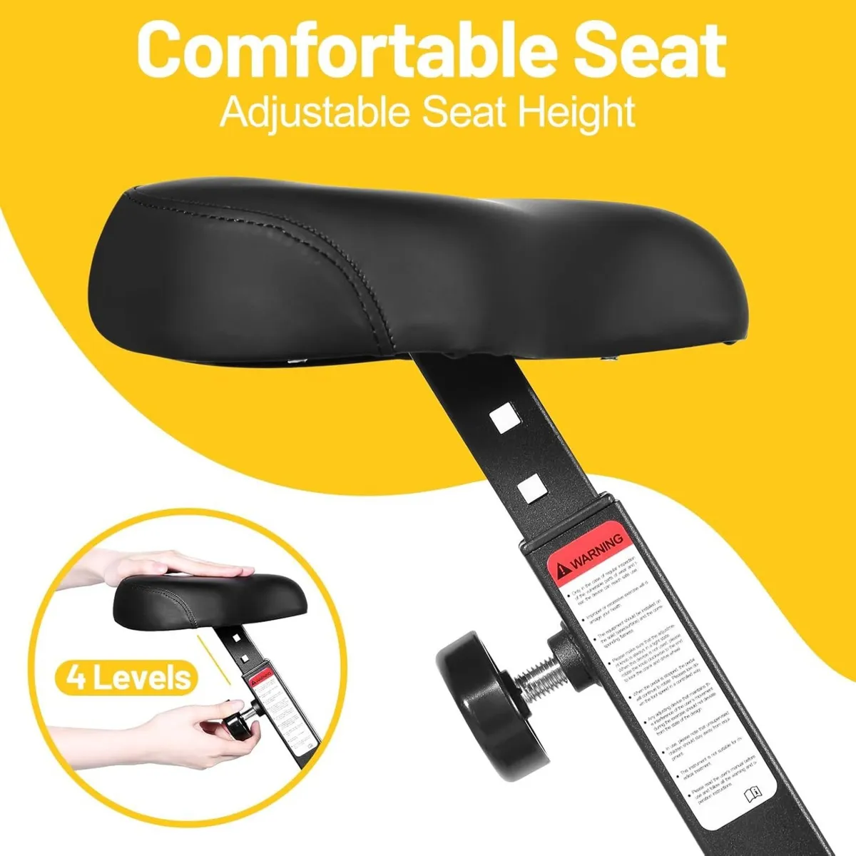 Exercise Bike Foldable Fitness with LCD Display - Image 3