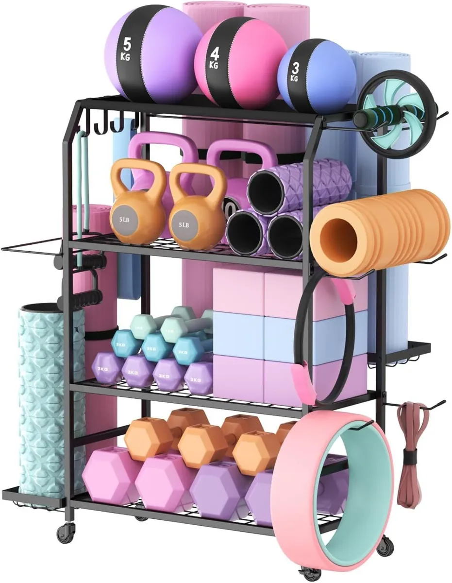 Yoga Mat Holder Home Gym Storage For Equipments - Image 1