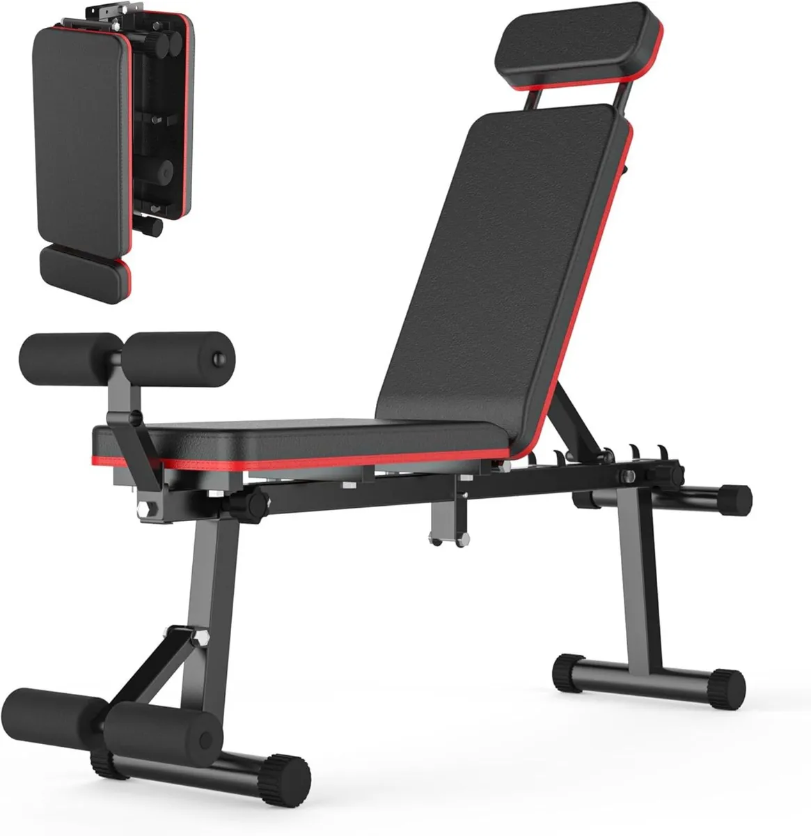 Adjustable Weight Bench Foldable Incline/Decline/F - Image 1