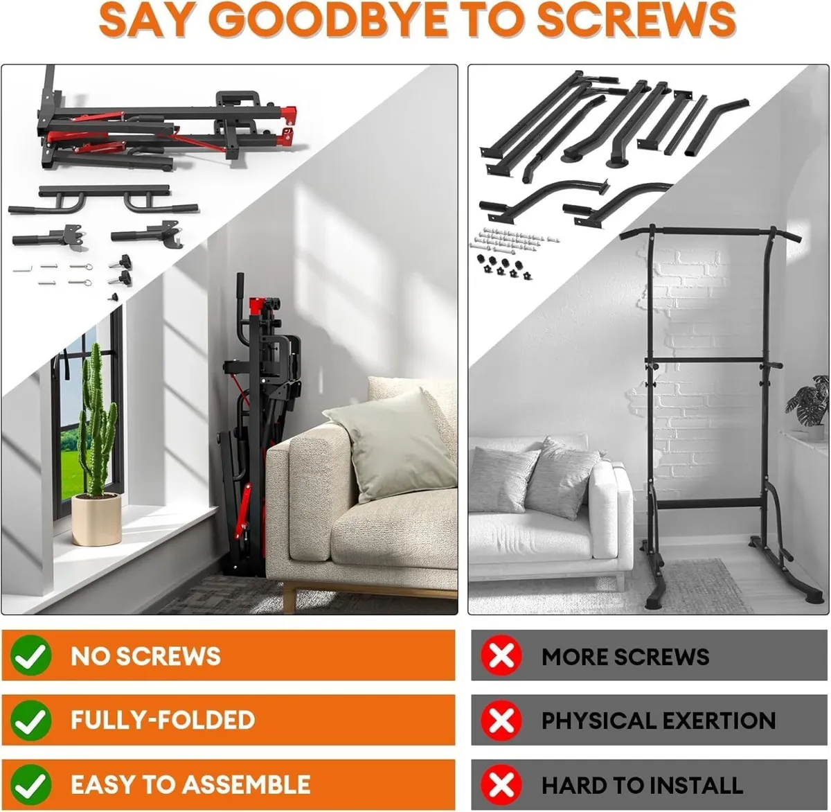 Power Tower Pull Up Bar StationAssistance Machine - Image 4