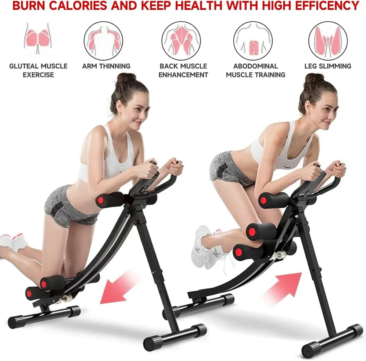 abdominal bench Ab Machine Women's Home Exerciser - Image 3