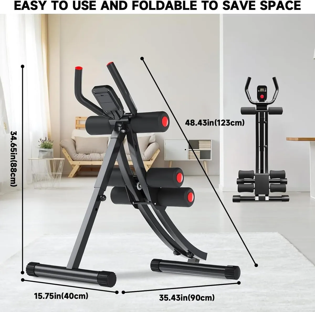 abdominal bench Ab Machine Women's Home Exerciser - Image 4