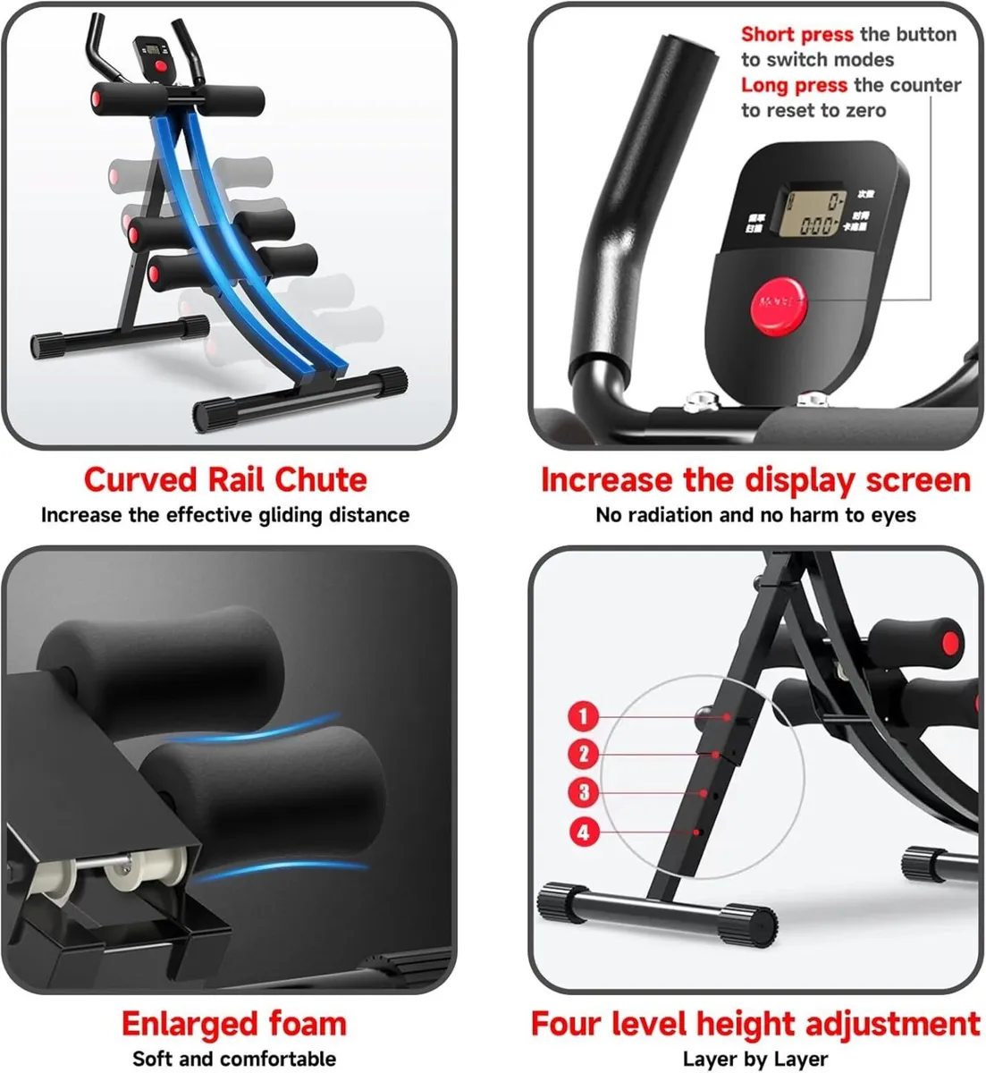 abdominal bench Ab Machine Women's Home Exerciser - Image 2