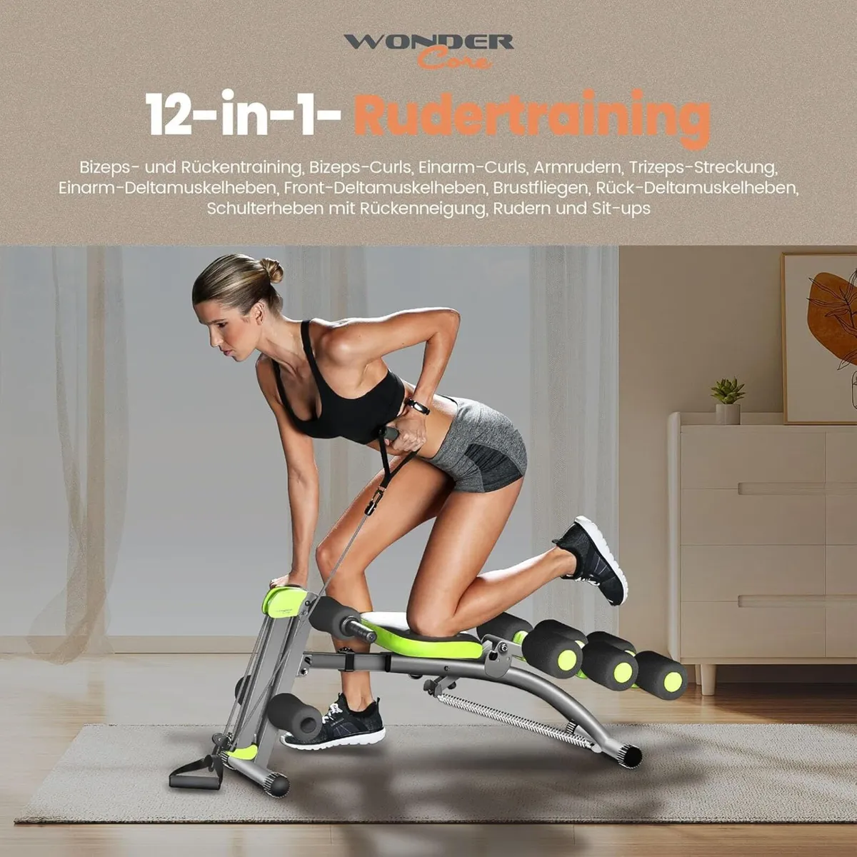 2 - 12 in 1 Exercise Machine Built Twisting Seat - Image 3