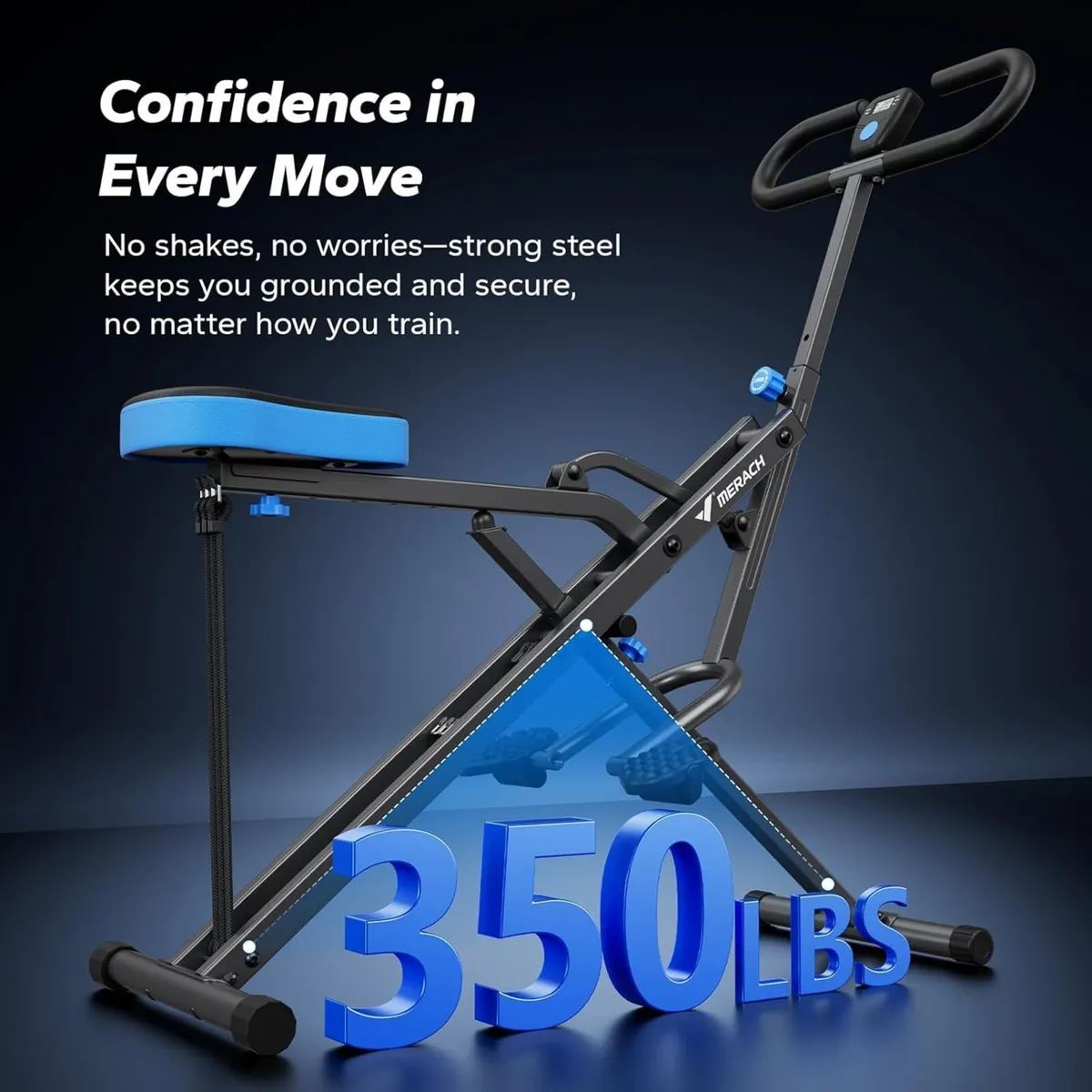 2 in 1 Squat Rowing Machine Easy Setup and - Image 4