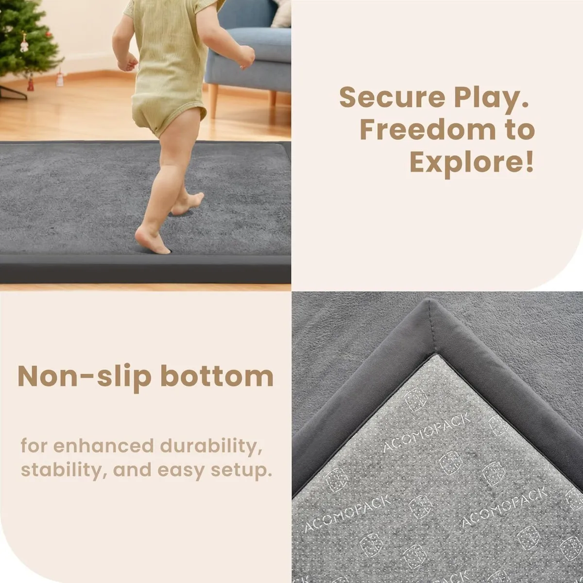 Mat for Floor 1.3 Thick Memory Foam Play with - Image 4