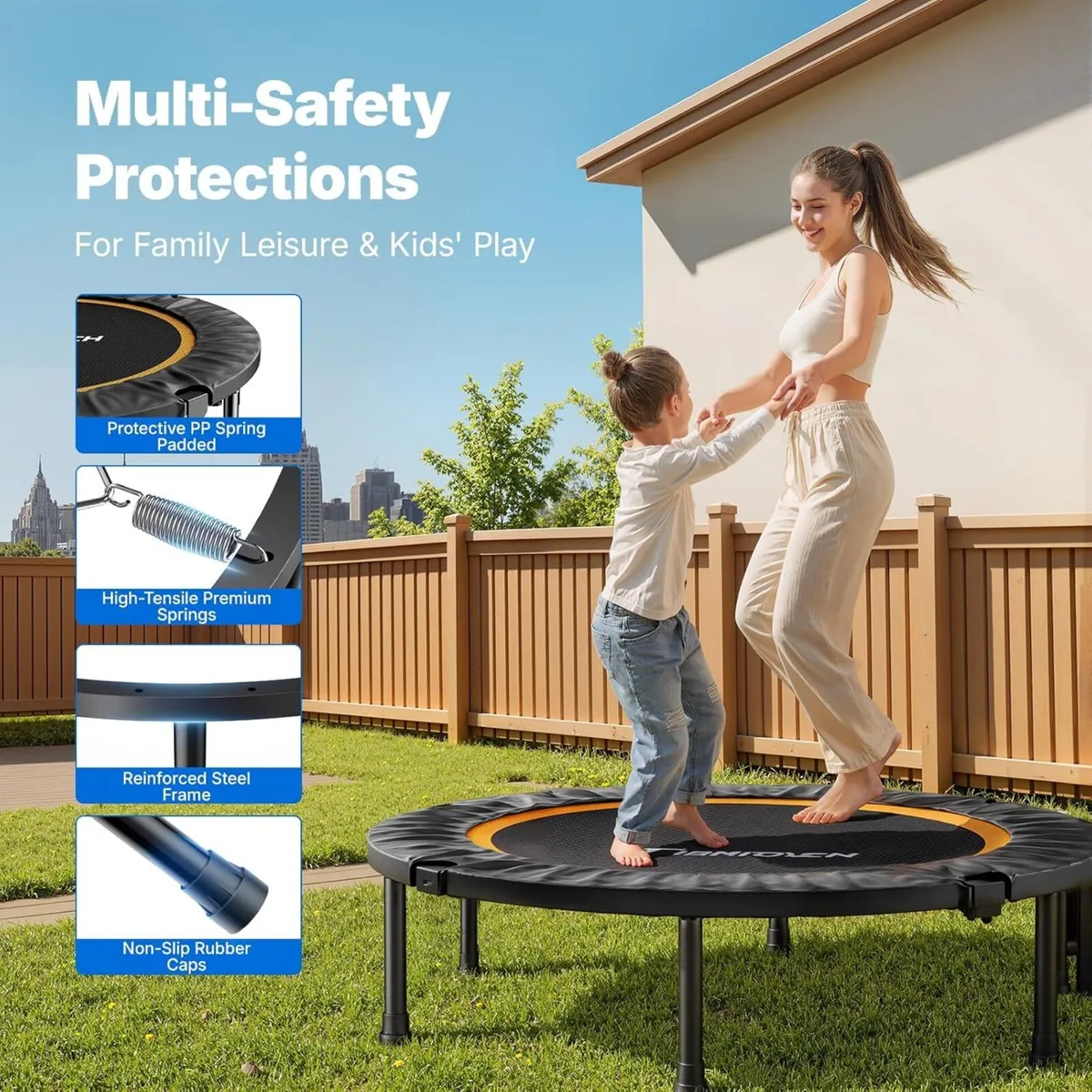 Mini Trampoline Fitness Adults - 40''/48'' - Image 4