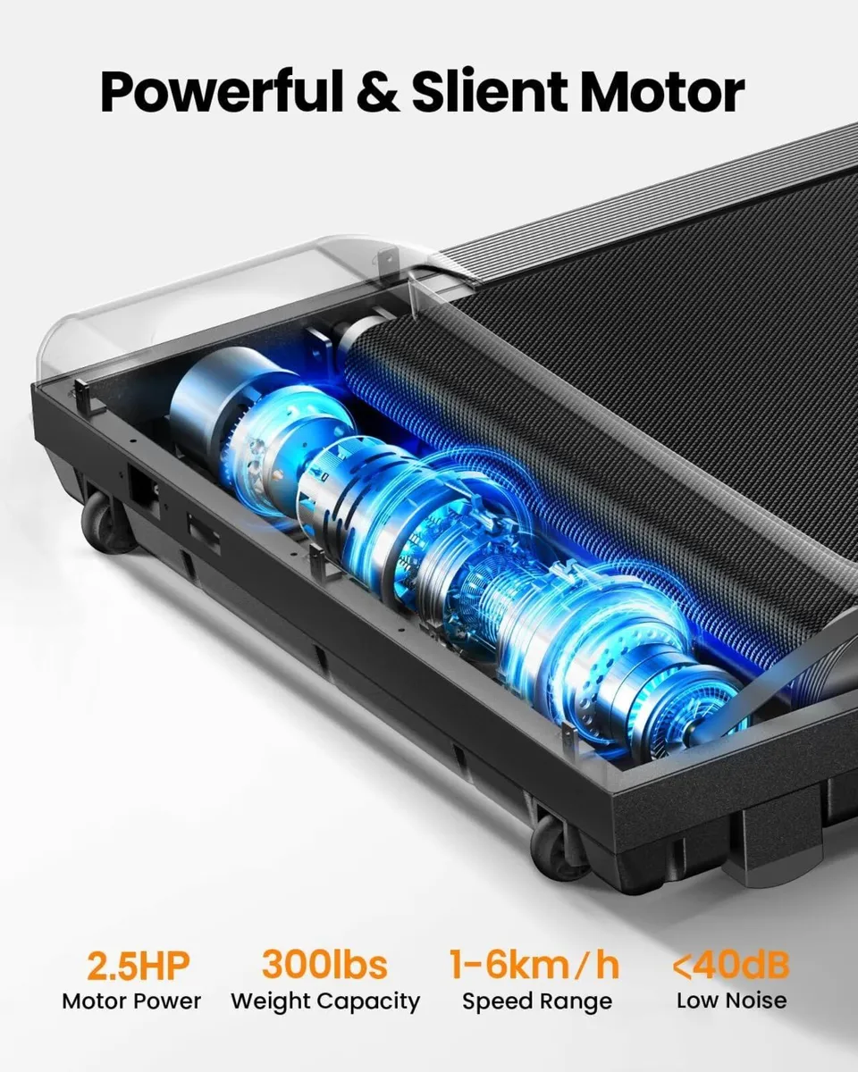 Walking Pad Treadmill 6km/h Under Desk for Home - Image 3