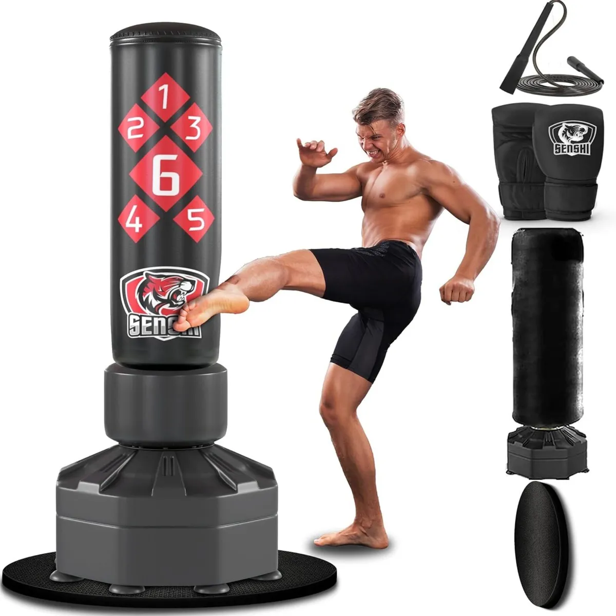 6ft Free Standing Punch Bag 𝟮𝟬𝟮𝟰 𝗪𝗜𝗡𝗡𝗘𝗥 - Image 1