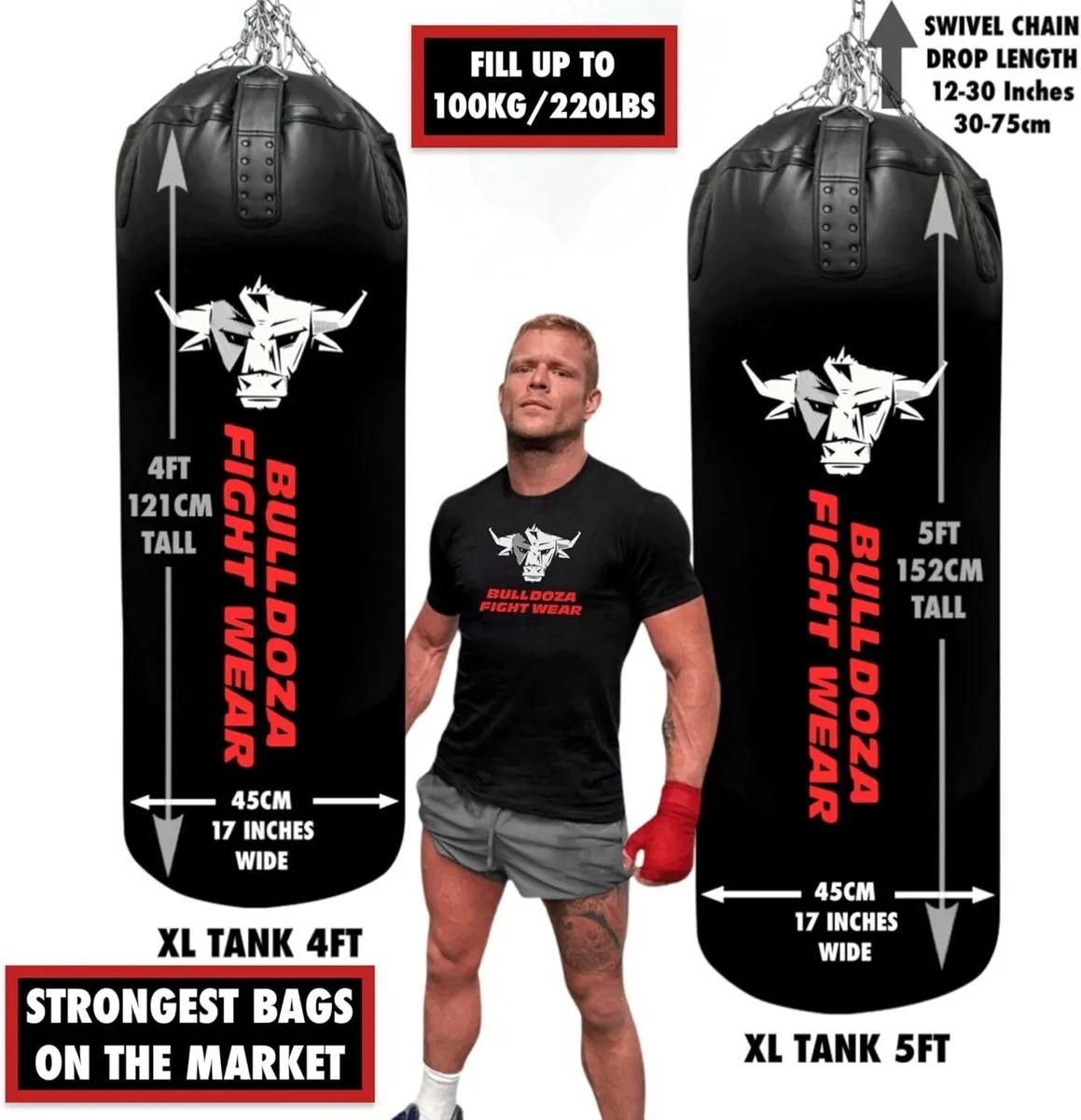 BULLDOZA Heavy-Duty Self-Fill XL Tank Punching - Image 2