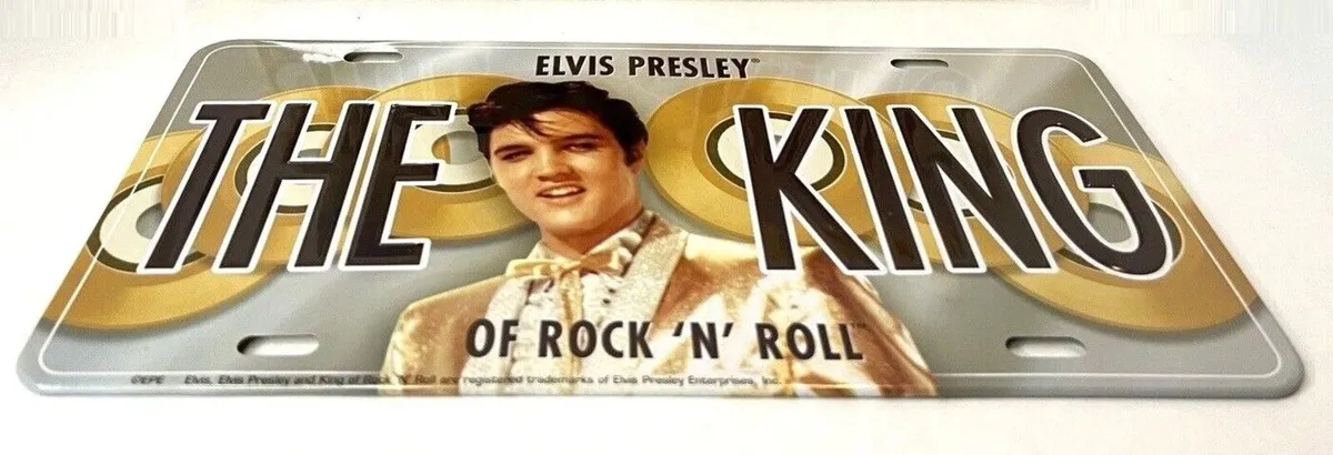 Elvis, Gold Disc License Plate, Free Post - Image 2