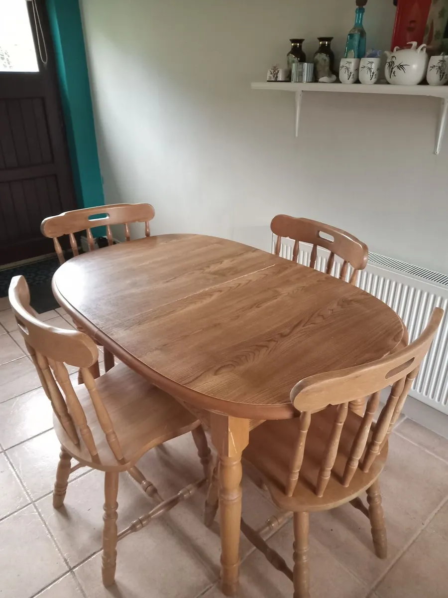 Table and 4 Chairs - Image 3