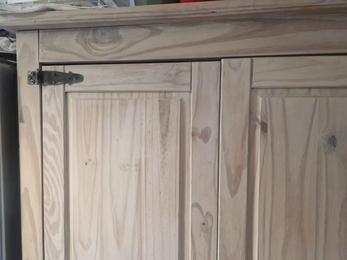 Large Pine Freestanding Pantry - Image 1