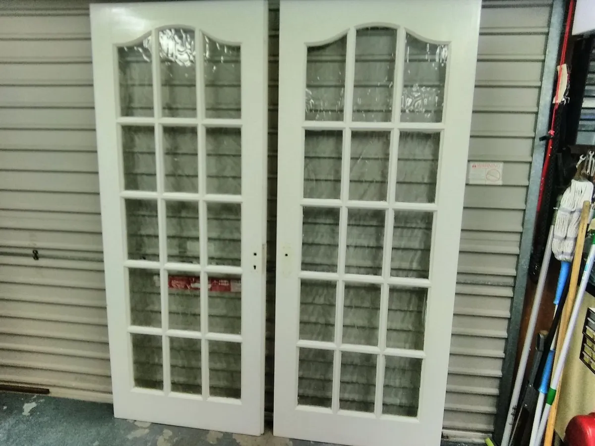 French doors, fireplace surround - Image 2