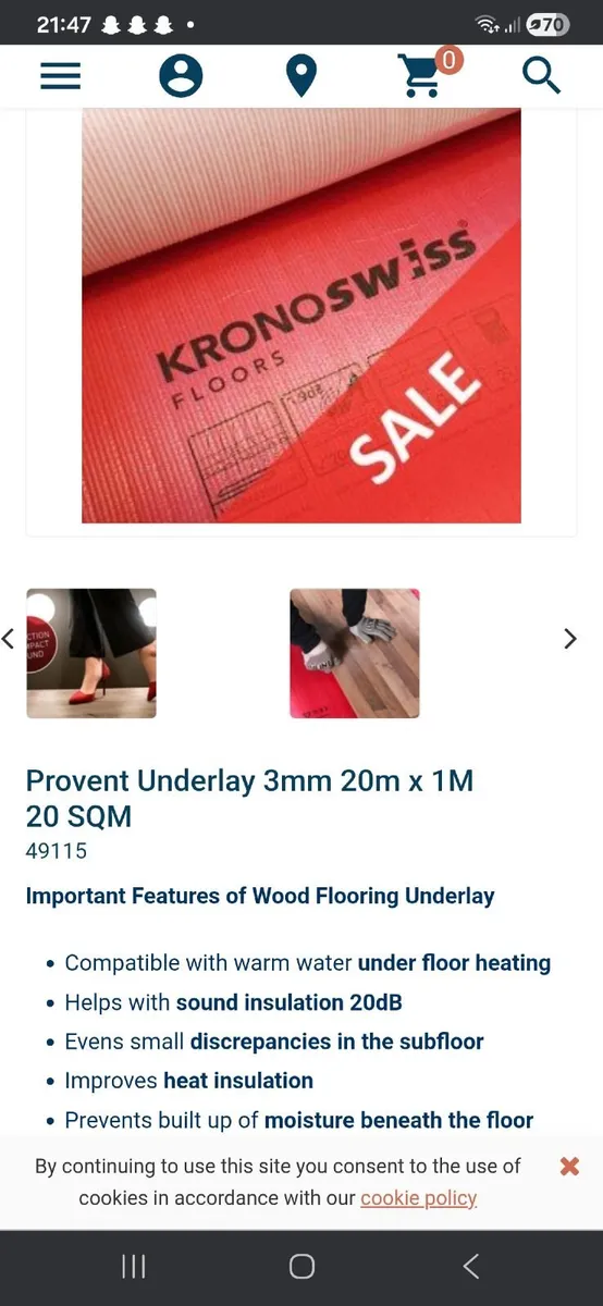 Floor underlay - Image 2