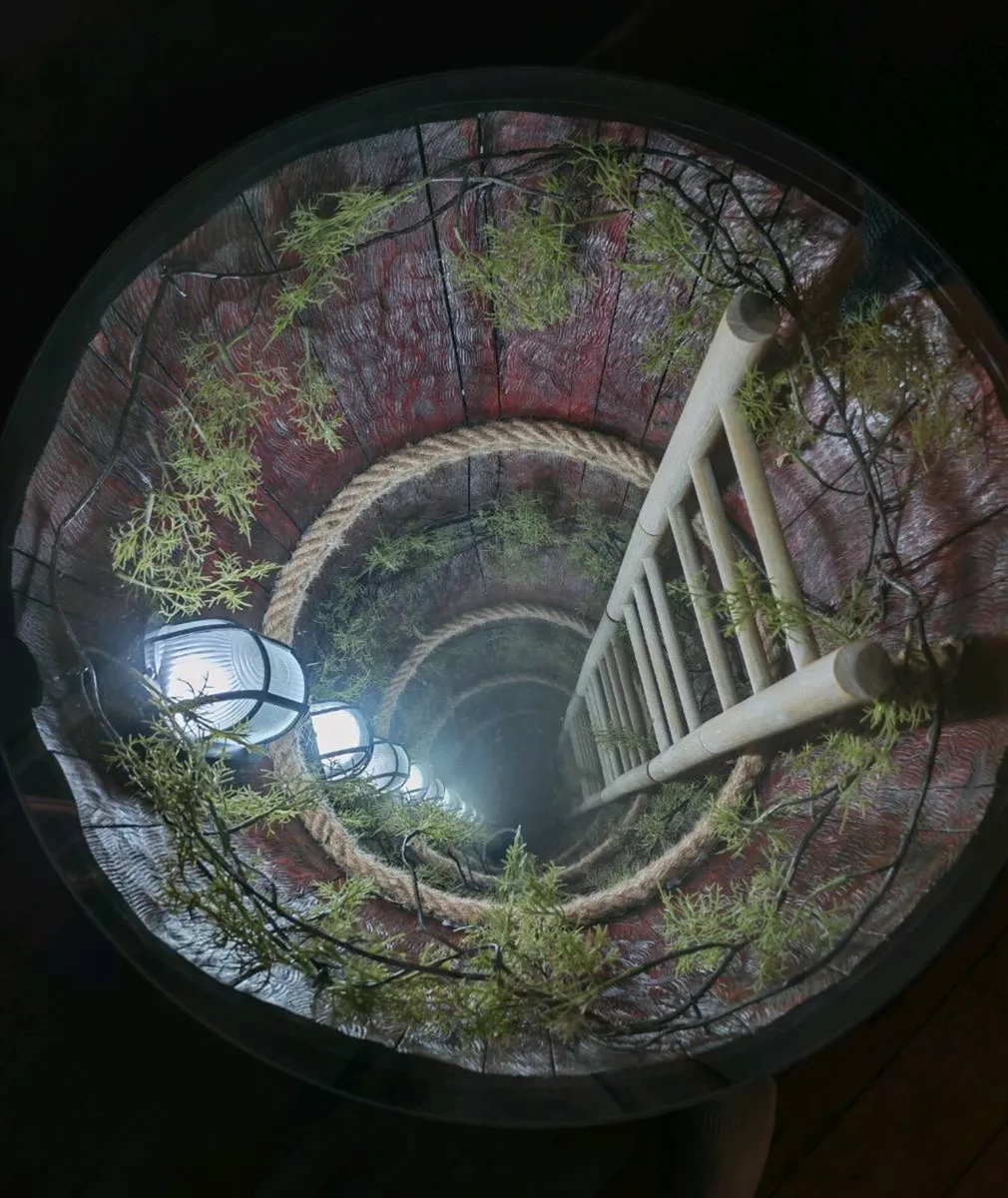 Whiskey barrel infinity tunnel - Image 1