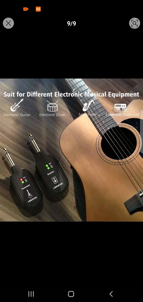 Wireless Guitar Transmitter/Receiver - Image 1