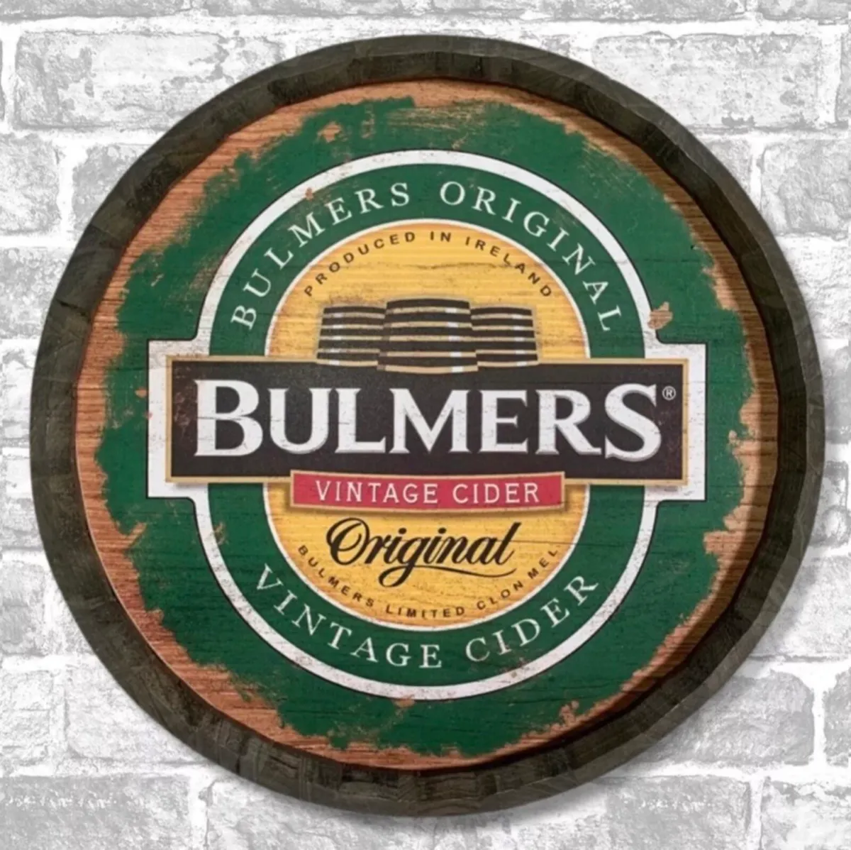 Bulmers Barrel sign