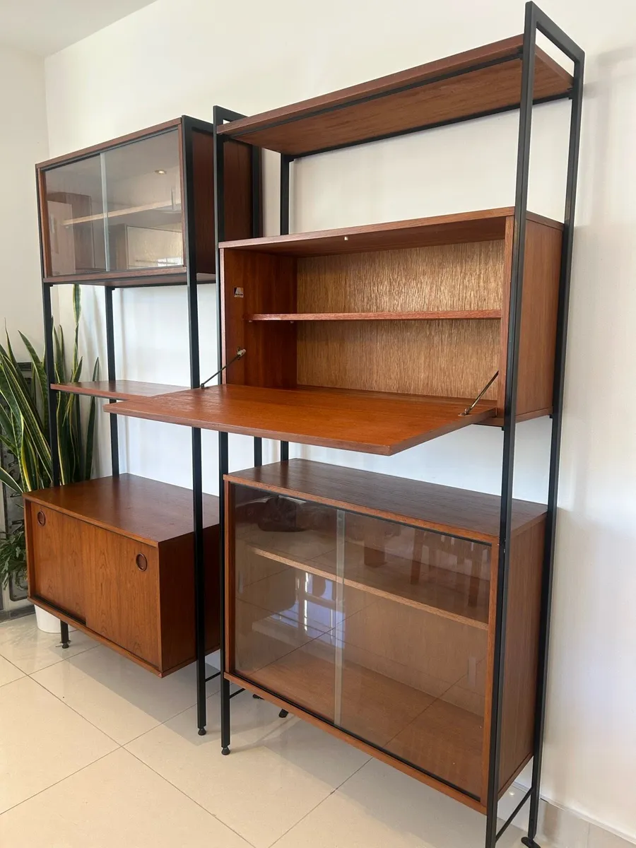 Avalon ladderax mid century shelving x 2 bays - Image 2