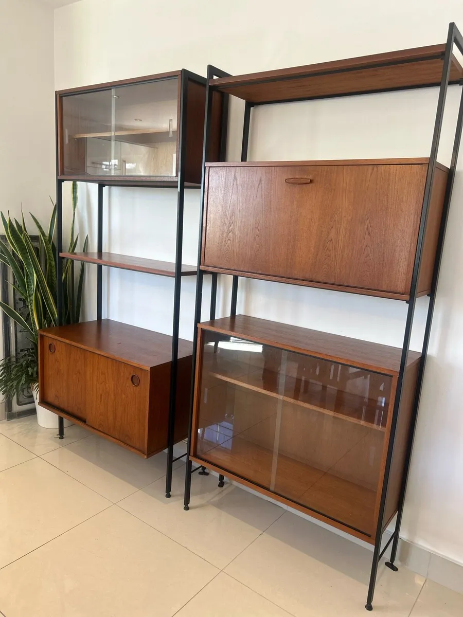 Avalon ladderax mid century shelving x 2 bays - Image 3