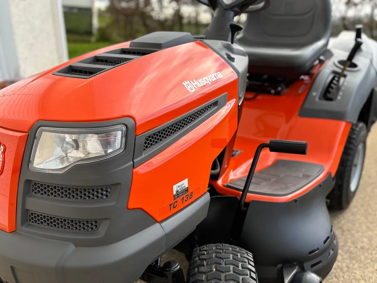 Husqvarna TC138 Ride-On Lawn Mower (2018) - Image 3