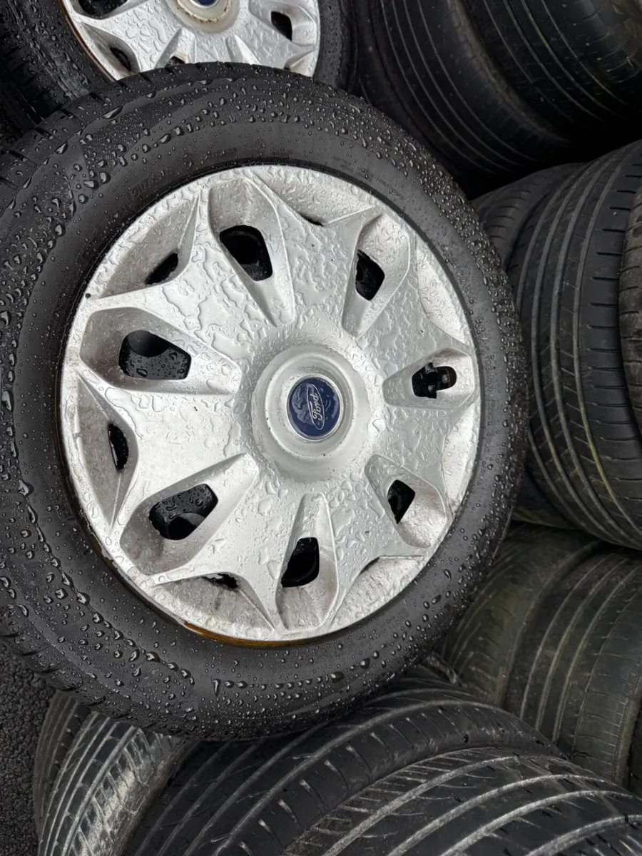 Transit connect steel wheels & caps