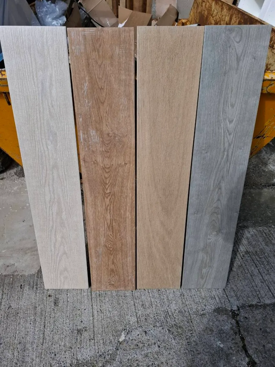 Wood effect tiles 4 types available - Image 1