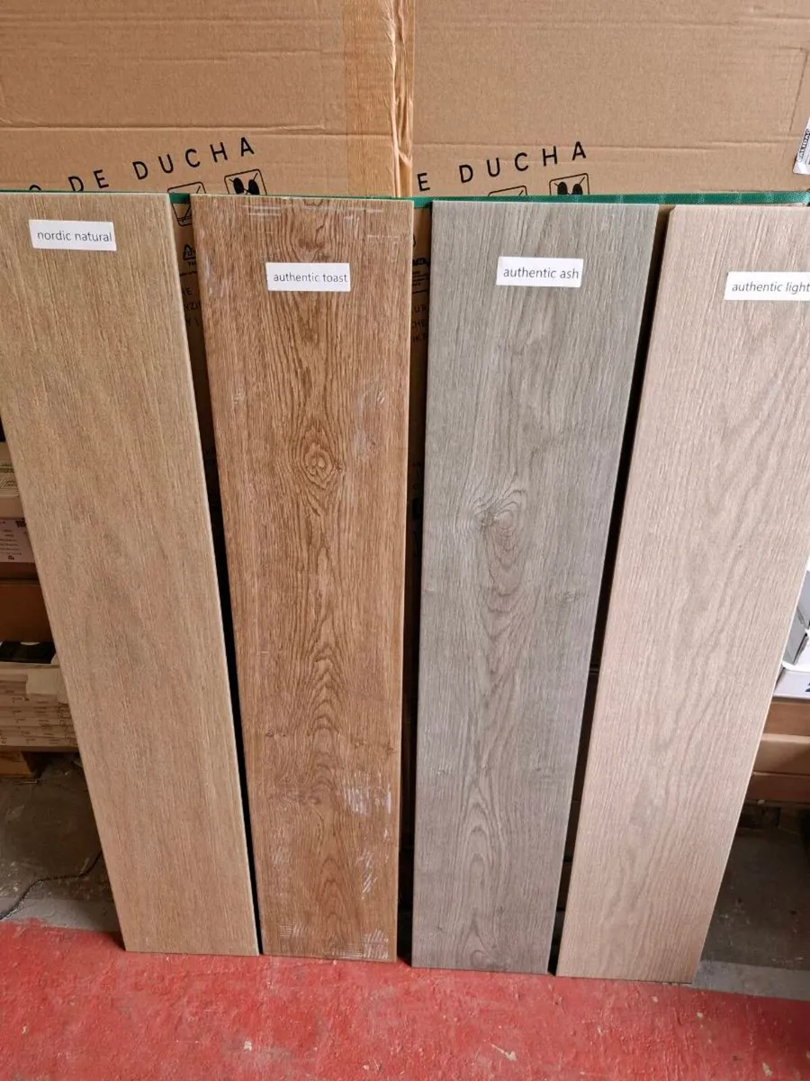 Wood effect tiles 4 types available - Image 2