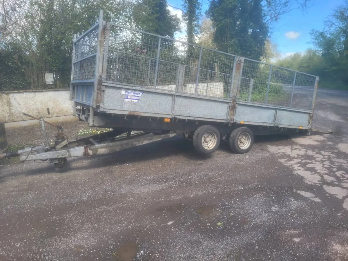 16x6'6 ifor Williams tilt bed with creels - Image 1