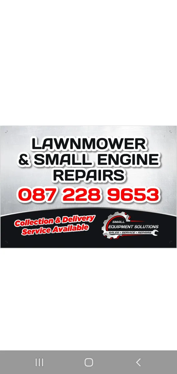 Lawnmower & Small Engine Repairs - Image 1