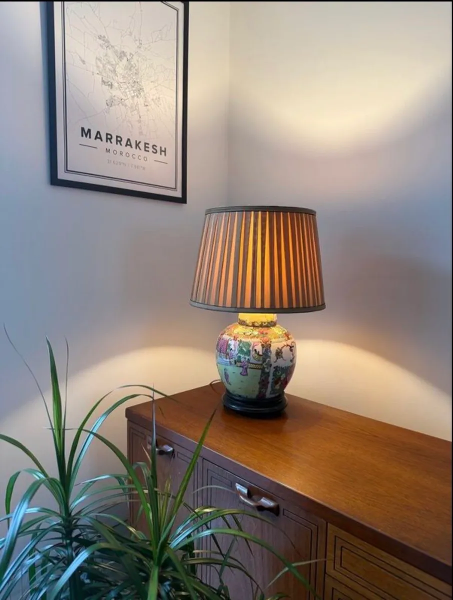 Vintage Ginger Jar Lamp - Image 1