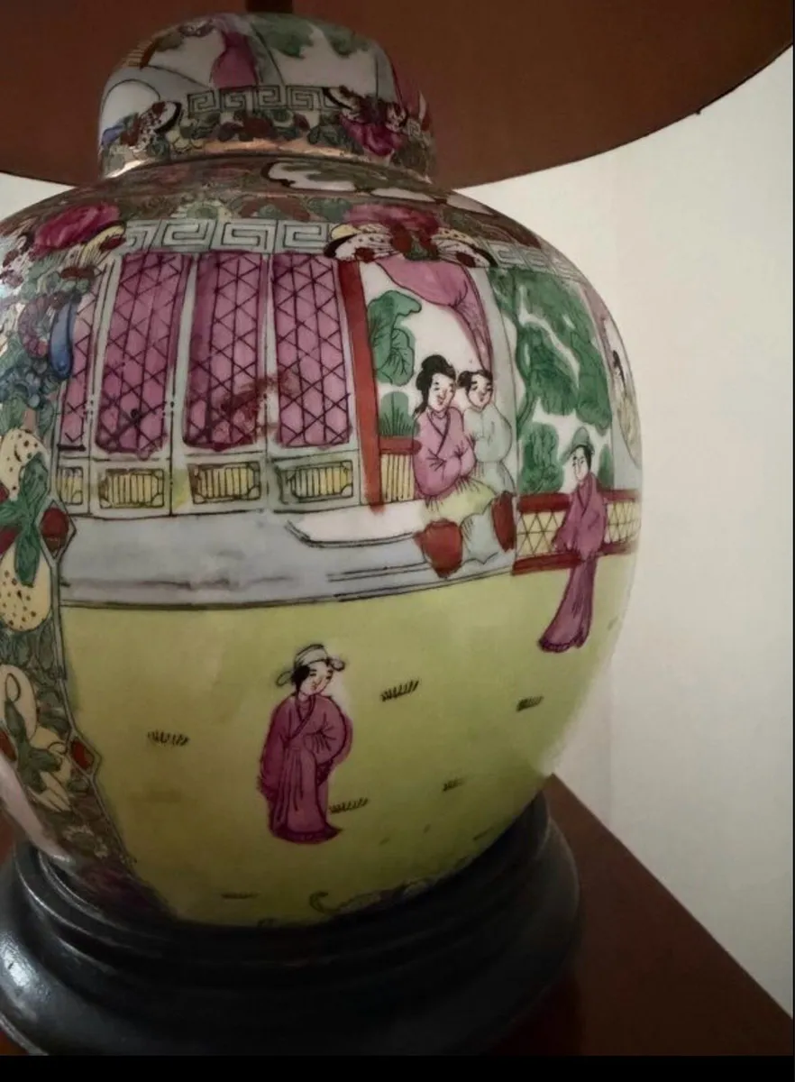 Vintage Ginger Jar Lamp - Image 3